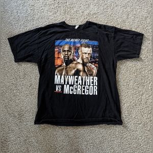 Mayweather VS McGregor 2017 The Money Fight UFC Promo Boxing Sz X Large T-shirt